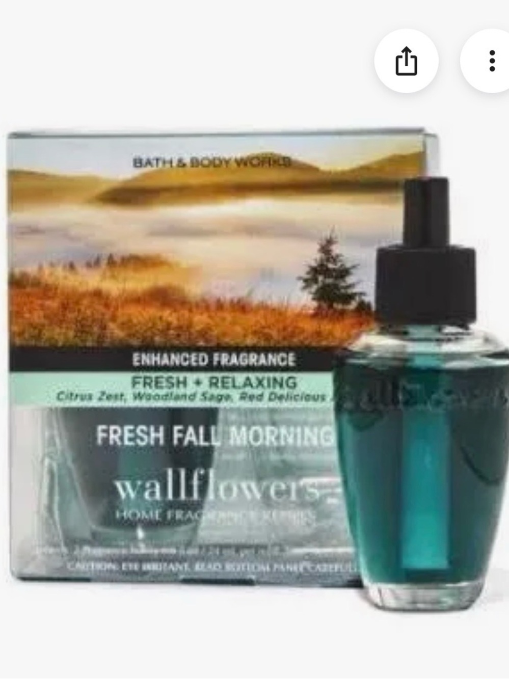 Bath & Body Works Fresh Fall Morning Wallflowers Refill - Teal